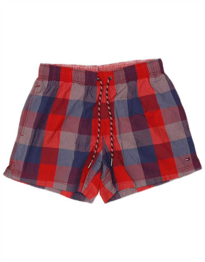 TOMMY HILFIGER Pantaloncini da bagno da uomo a quadri medi multicolore