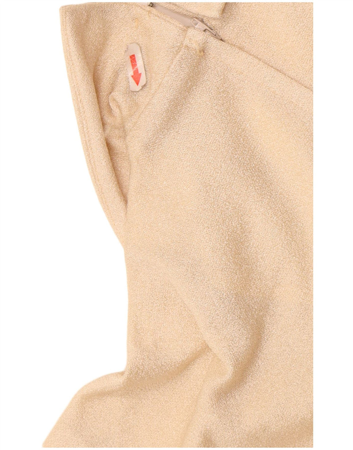 Abito lungo da donna Eastex UK 14 Poliestere beige medio