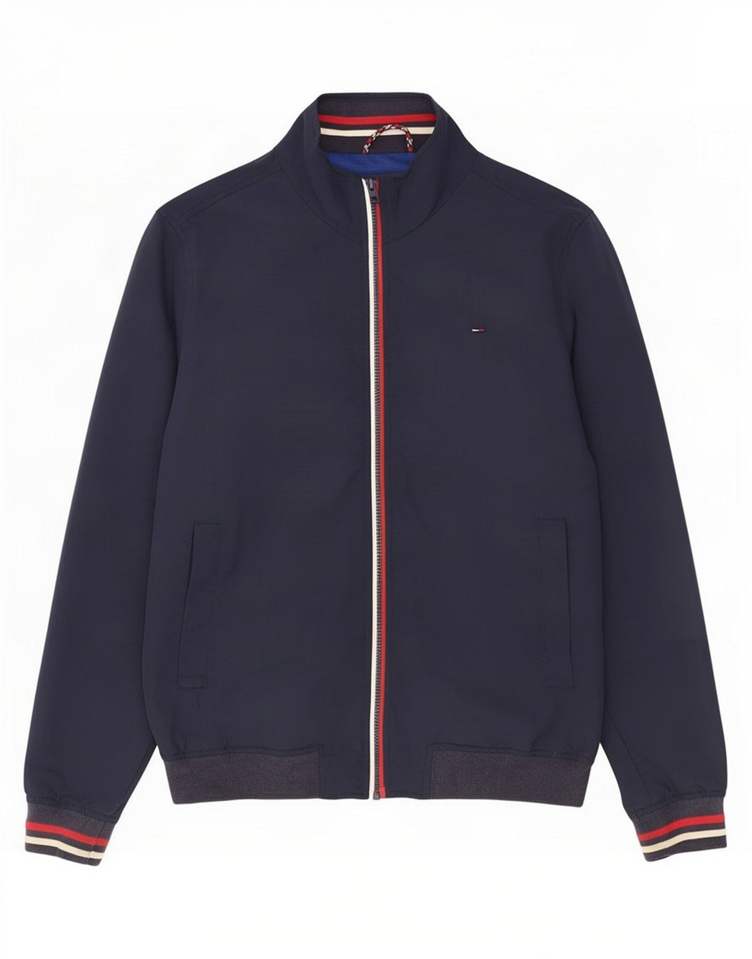 Giubbotto bomber da uomo Tommy Hilfiger UK 42 XL blu navy in poliammide