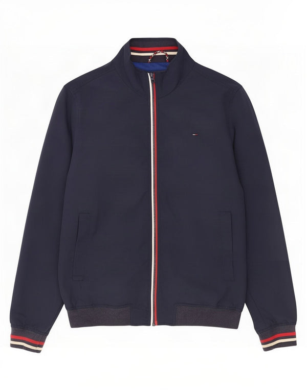 Giubbotto bomber da uomo Tommy Hilfiger UK 42 XL blu navy in poliammide