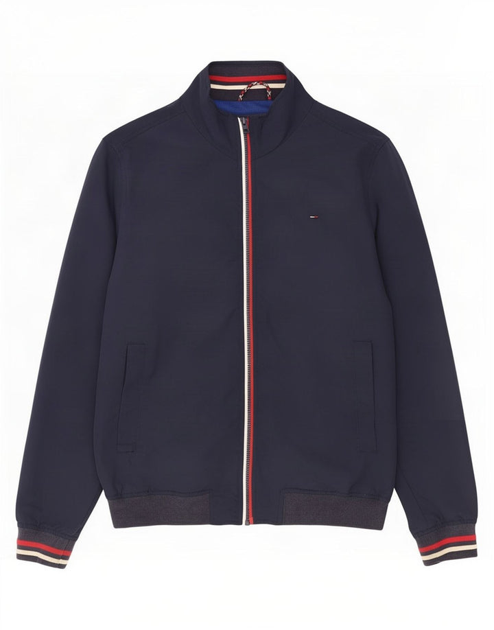 Giubbotto bomber da uomo Tommy Hilfiger UK 42 XL blu navy in poliammide