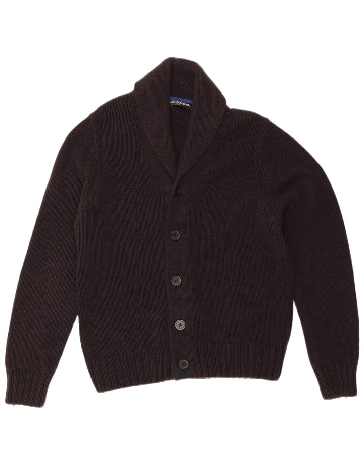 Maglione cardigan autografo da uomo Marks & Spencer UK 38/40 medio nero