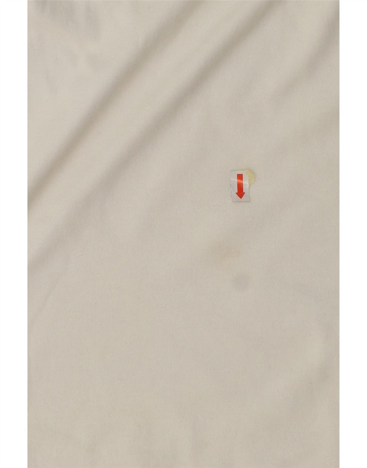 T-shirt ADIDAS da uomo Top in cotone bianco medio