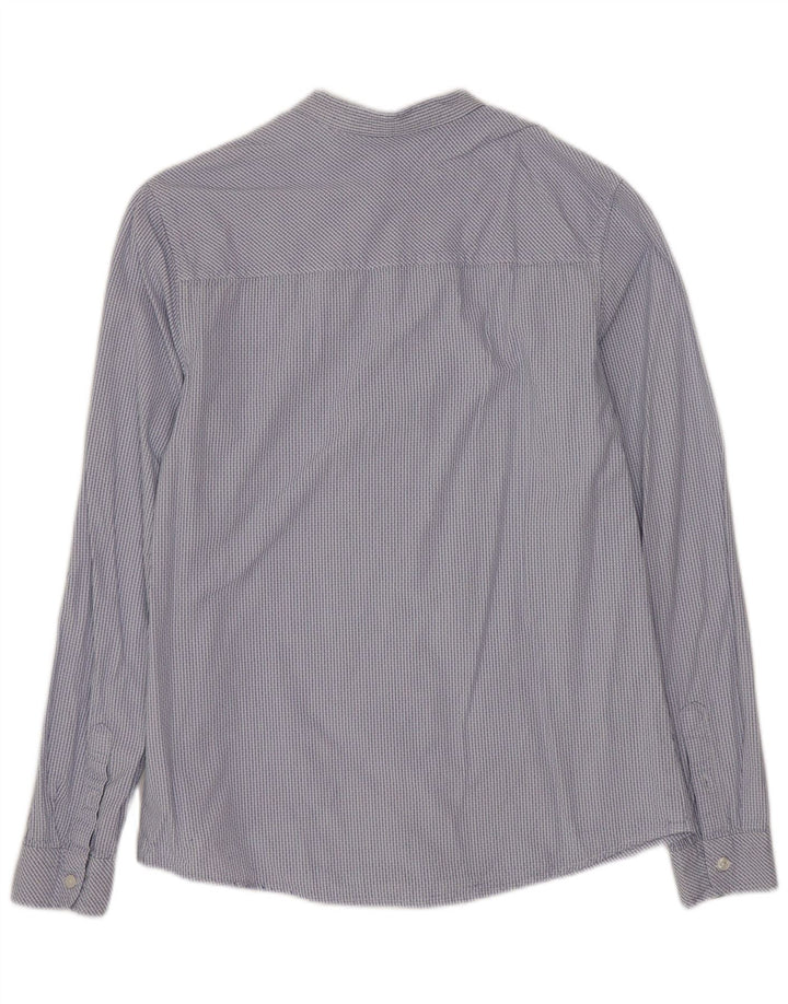 Camicia BENETTON Bambino 13-14 Anni 3XL Cotone Blu Check