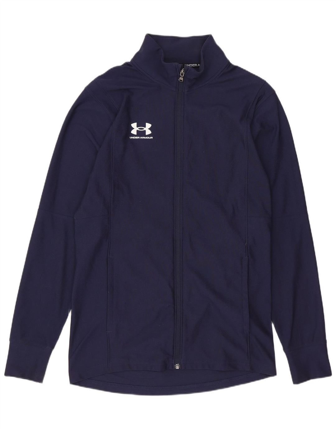 Giacca da ginnastica da uomo UNDER ARMOUR piccola in poliestere blu navy
