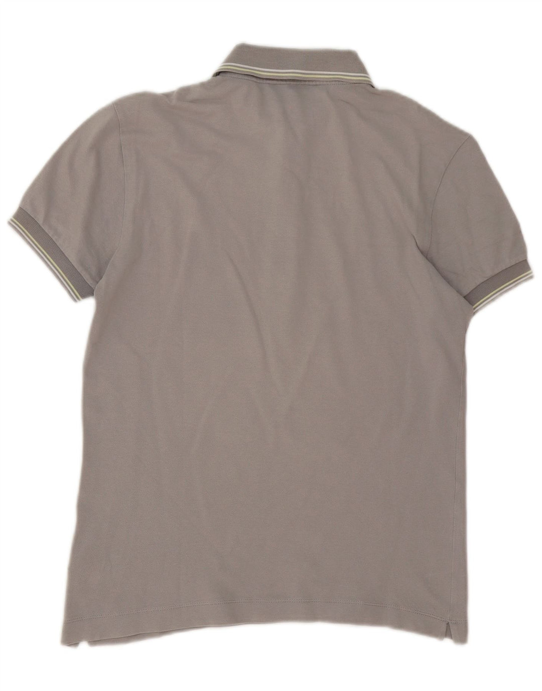 Polo grafica da uomo Gas piccola in cotone a righe grigie