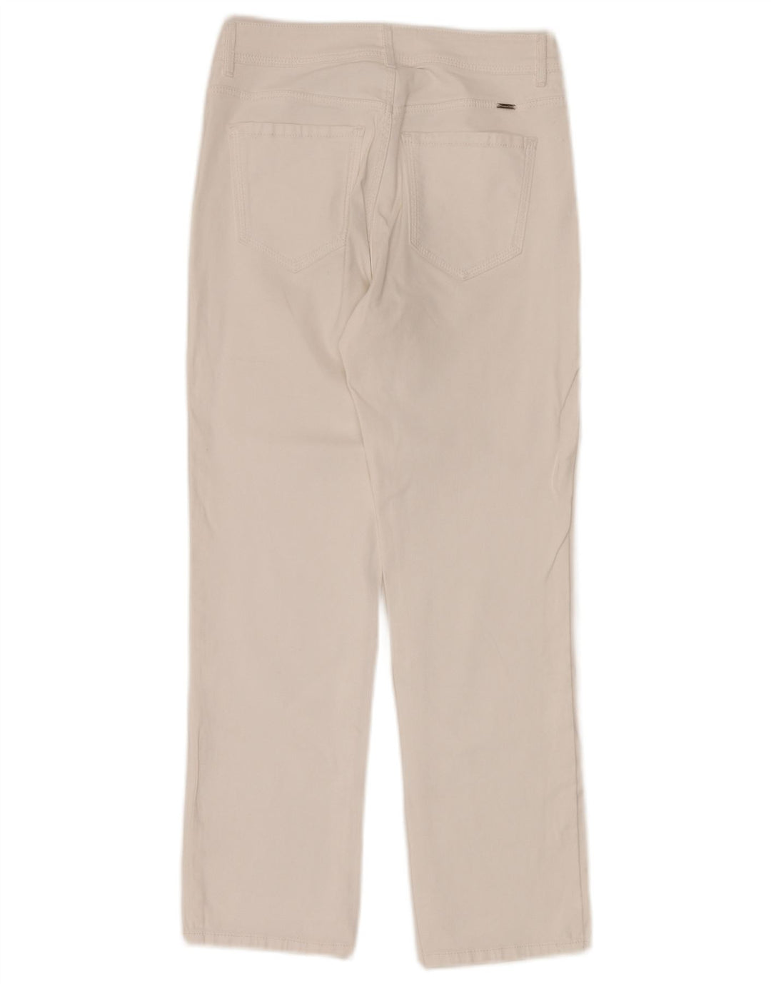 Jeans dritti da donna Massimo Dutti EU 36 XS W26 L26 Bianco