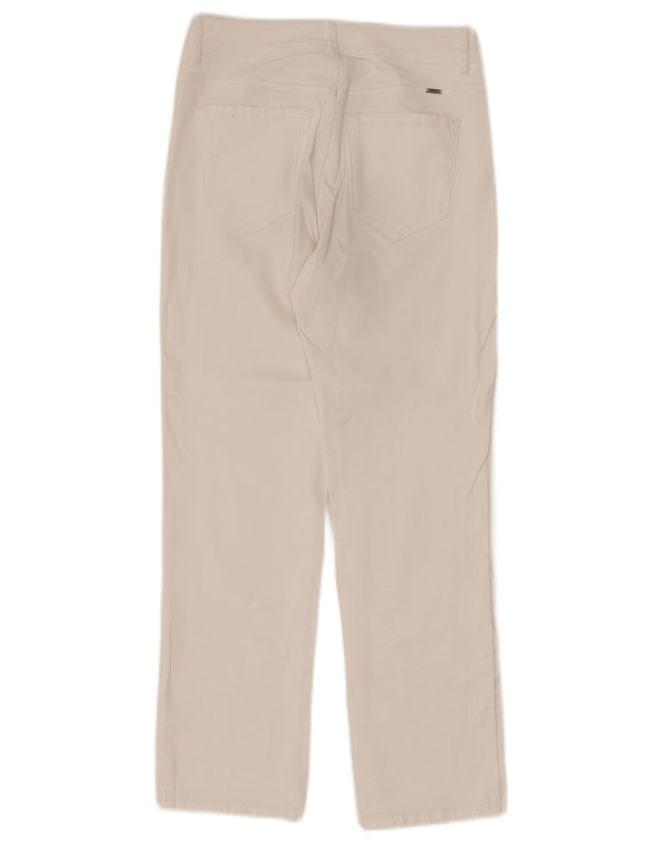 Jeans dritti da donna Massimo Dutti EU 36 XS W26 L26 Bianco