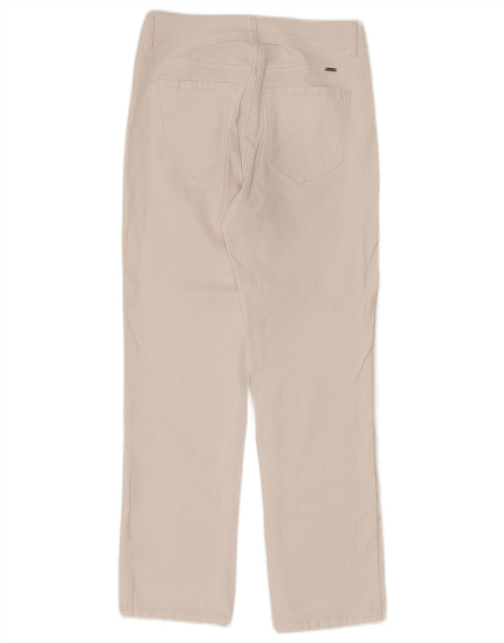 Jeans dritti da donna Massimo Dutti EU 36 XS W26 L26 Bianco