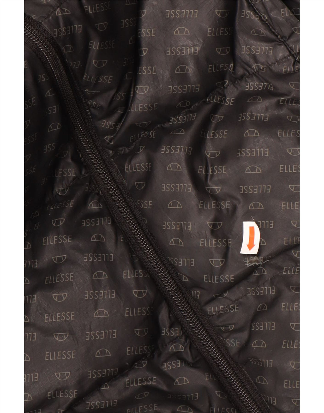 ELLESSE Giacca imbottita con cappuccio grafica per ragazzi 12-13 anni Poliestere nero