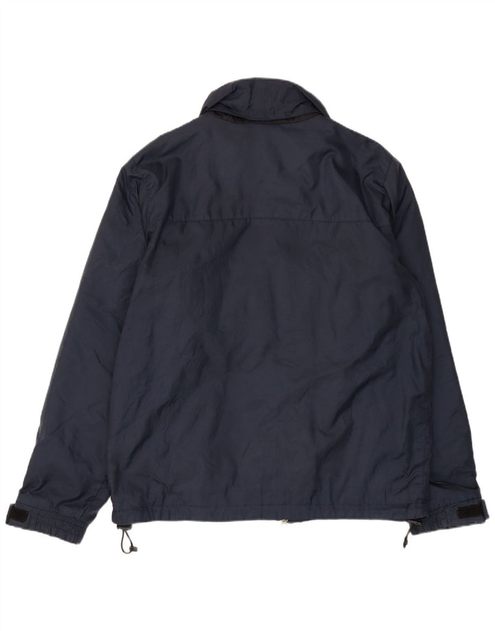 Giacca a vento con cappuccio da uomo Invicta UK 38 Medium Blu Navy Poliammide