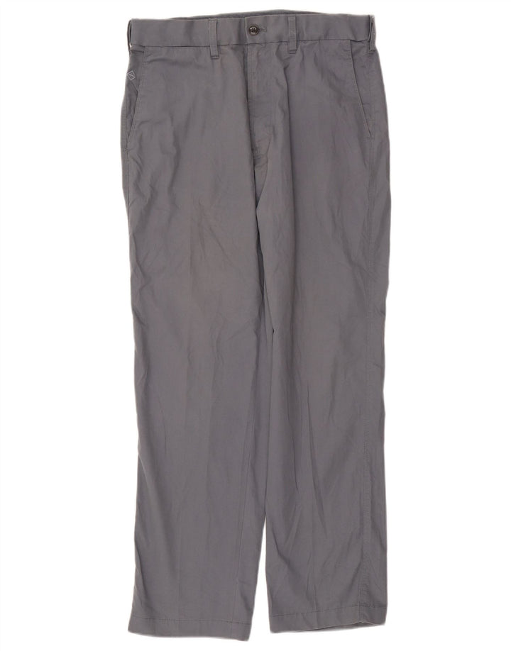 Pantaloni chino dritti Marks & Spencer da uomo blu Harbour W32 L29 grigi
