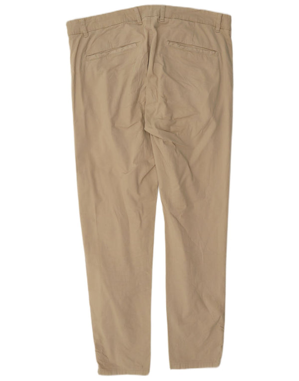 Pantaloni chino slim da uomo Zara EU 48 XL W38 L30 Beige