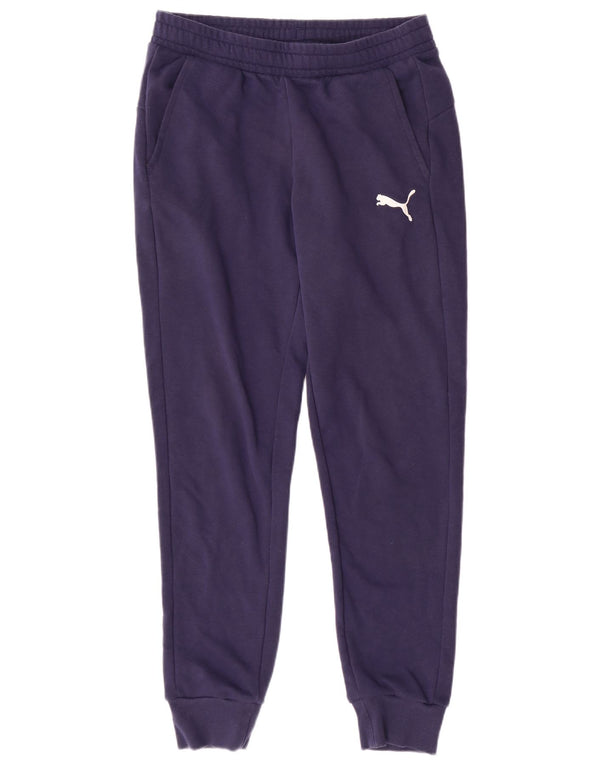 Pantaloni da tuta da donna PUMA Joggers UK 14 Medium Blu Navy Cotone