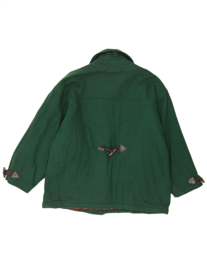 Montgomery oversize da donna Tavarner UK 10 Small Green Wool