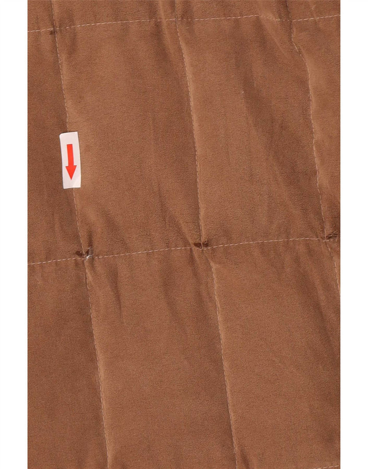 Pal Zileri Giacca Imbottita con Cappuccio da Uomo IT 50 Large Marrone Poliestere