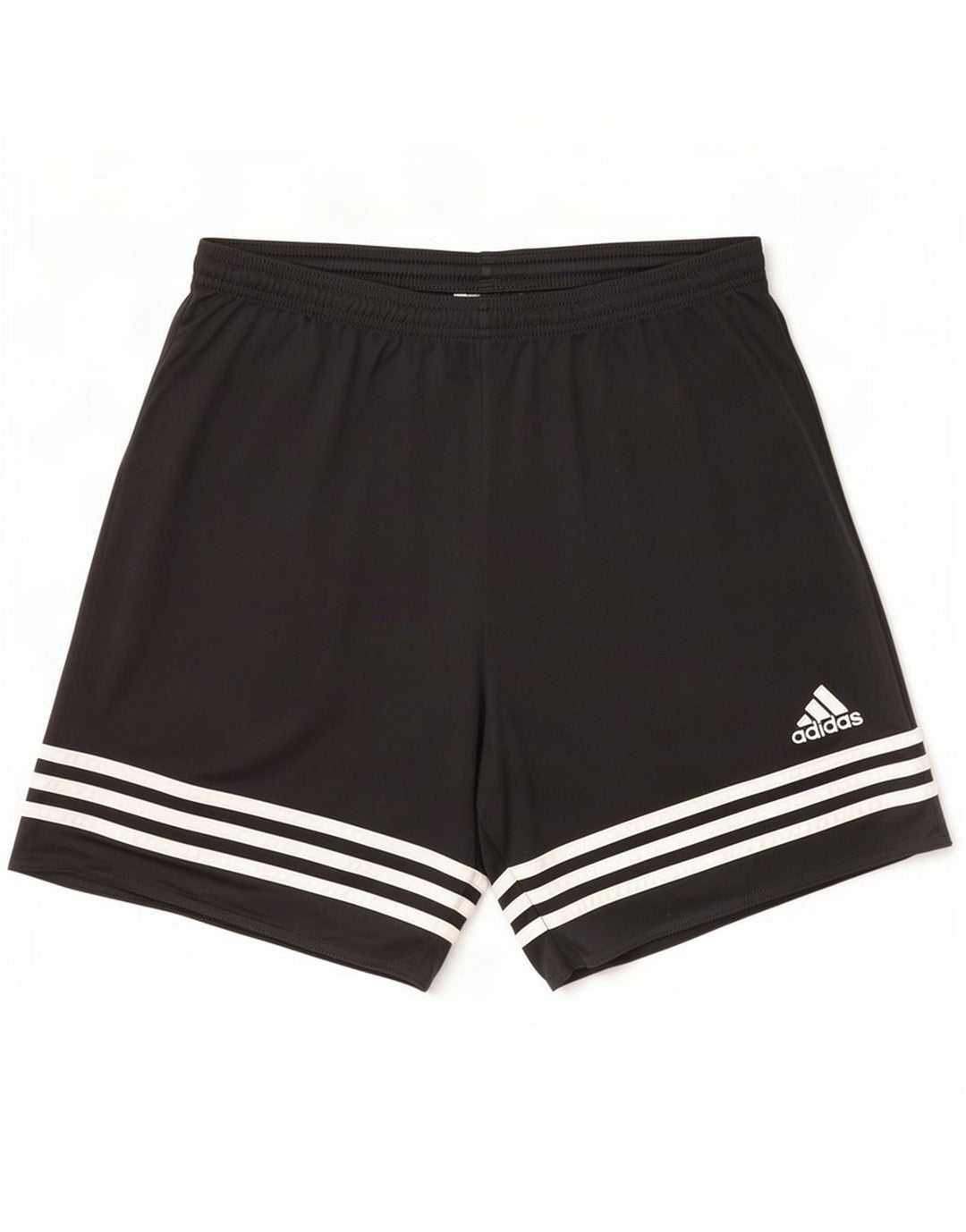 Pantaloncini sportivi Adidas Climalite da uomo di grandi dimensioni in poliestere a strisce nere
