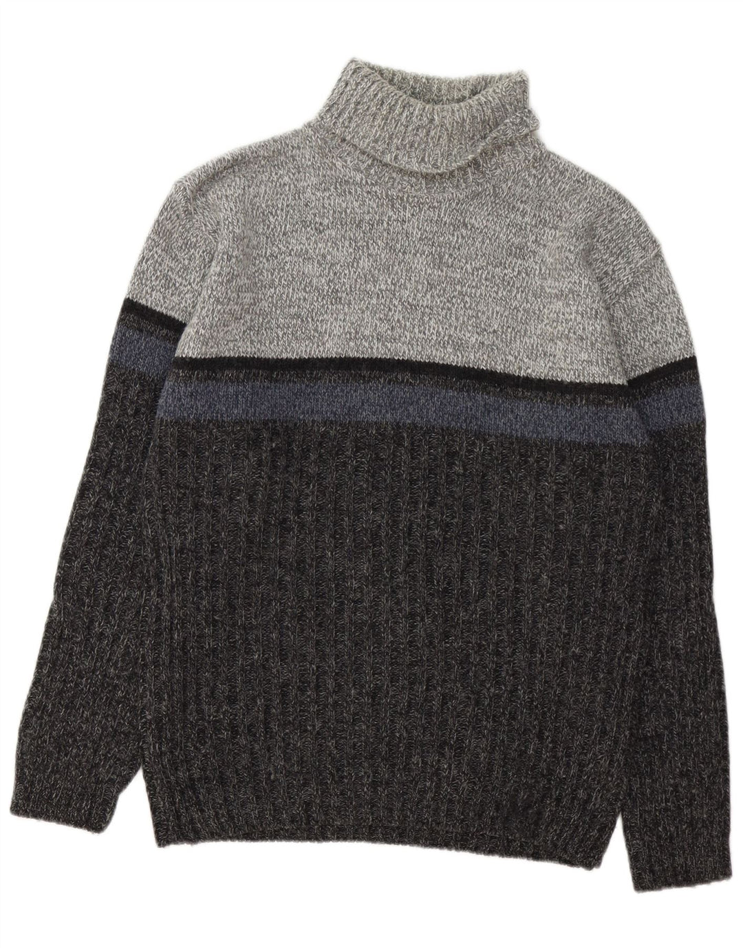 Maglione maglione a collo alto da uomo C&A Canda, grande, color grigio