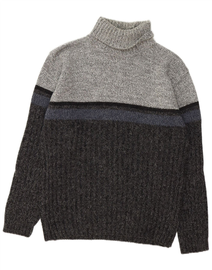 Maglione maglione a collo alto da uomo C&A Canda, grande, color grigio