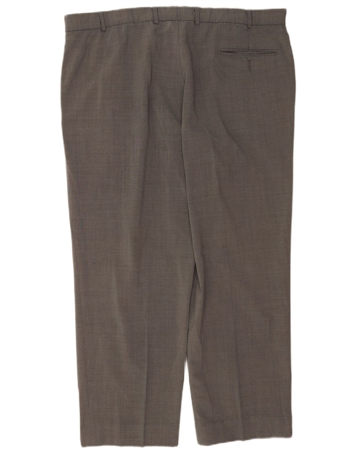 Pantaloni da abito dritti su misura da uomo Marks & Spencer W40 L29 Grigi