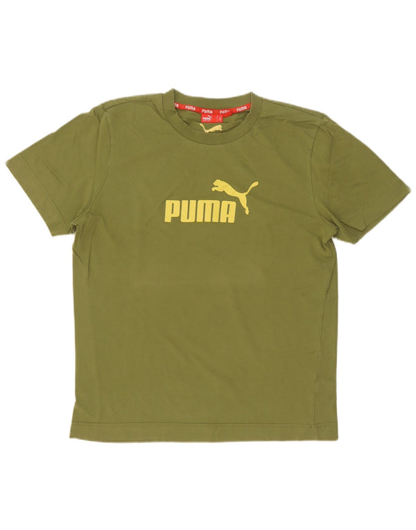 Maglietta grafica da uomo Puma Verde medio