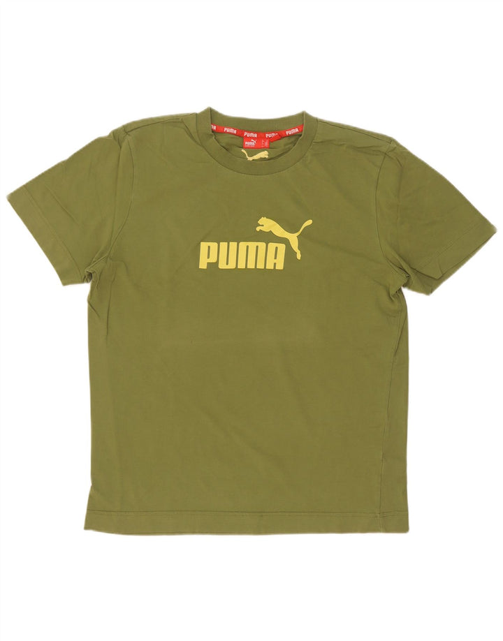 Maglietta grafica da uomo Puma Verde medio