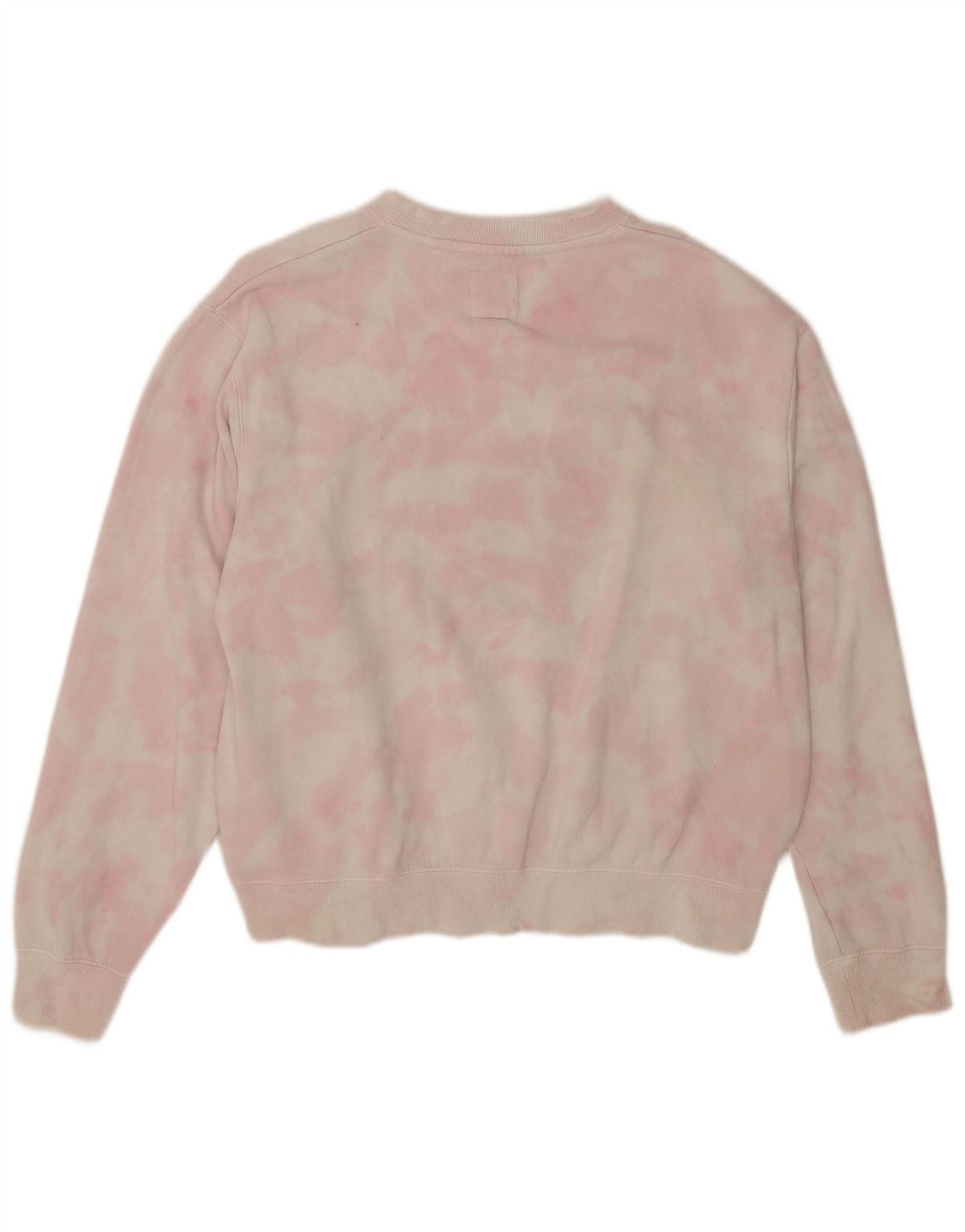 Felpa grafica da donna Billabong UK 14 Medium Pink Tie Dye