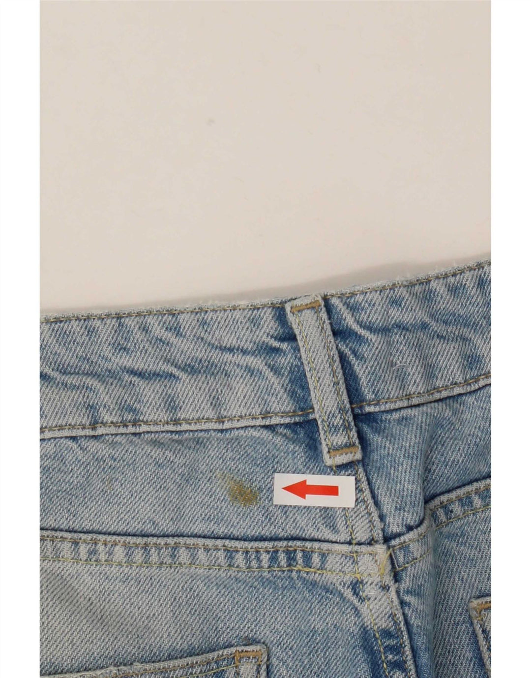 Jeans ritagliati effetto consumato da donna Reiss W29 L26 cotone blu