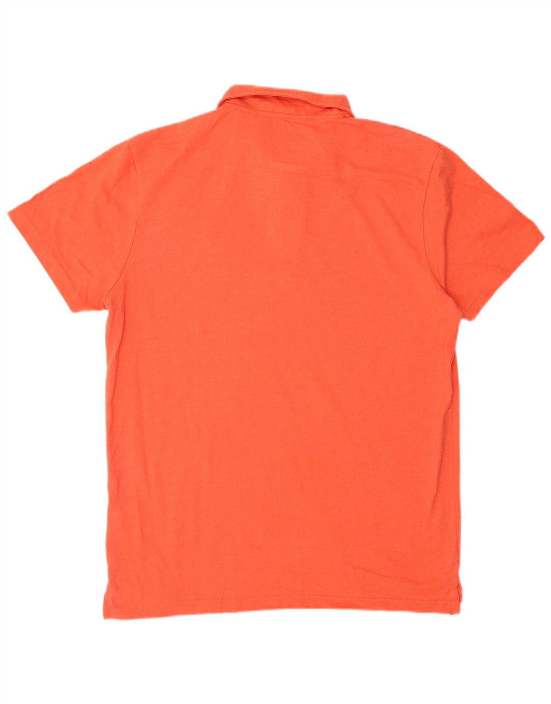 Polo da uomo Weird Fish in cotone arancione medio