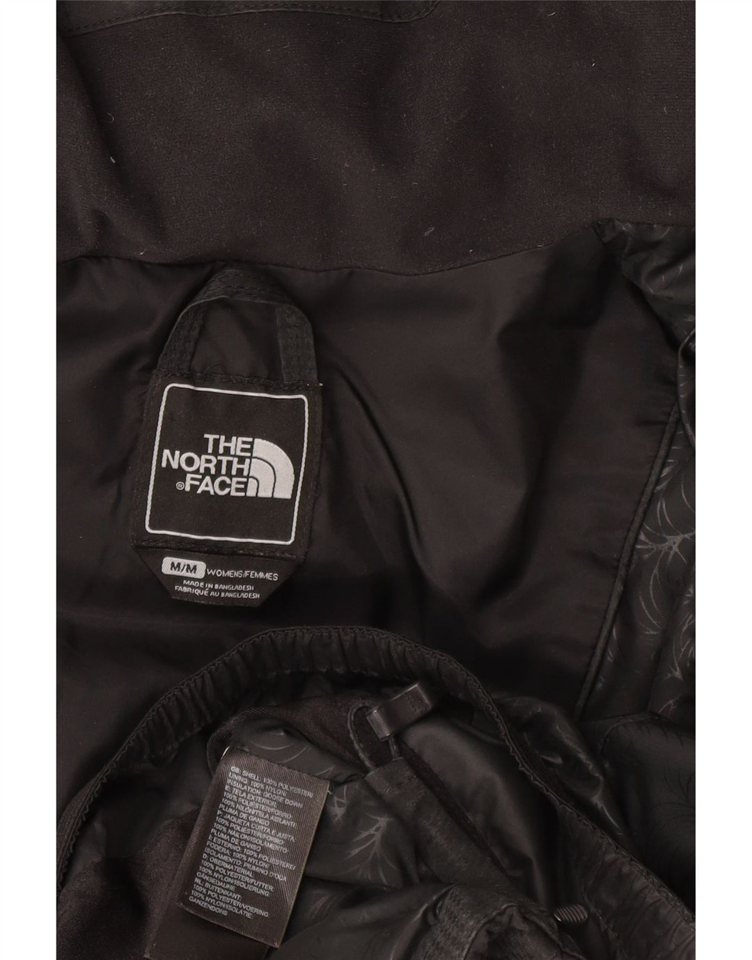 Giacca imbottita con cappuccio da donna The North Face UK 14 poliestere nero medio