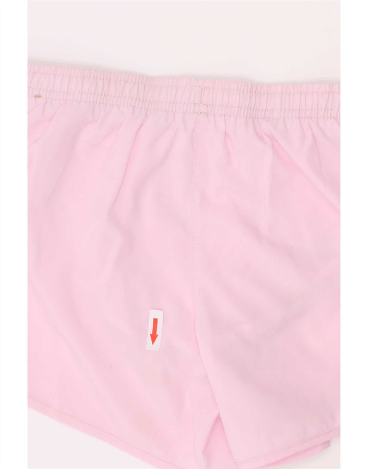 Pantaloncini sportivi Under Armour per ragazze Dri Fit 10-11 anni in poliestere rosa medio