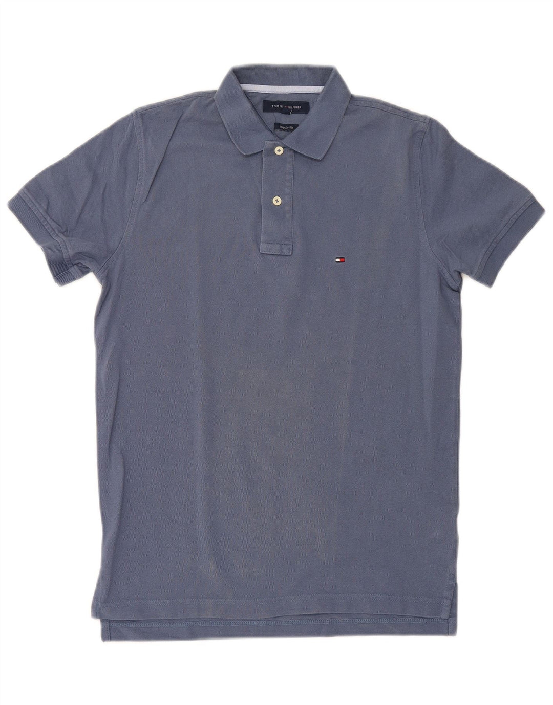Polo da uomo vestibilità regolare Tommy Hilfiger piccola blu