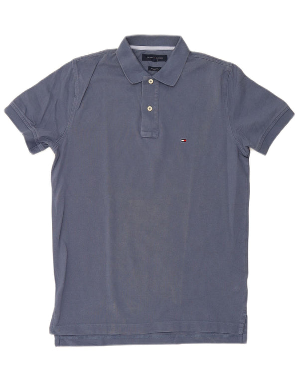 Polo da uomo vestibilità regolare Tommy Hilfiger piccola blu