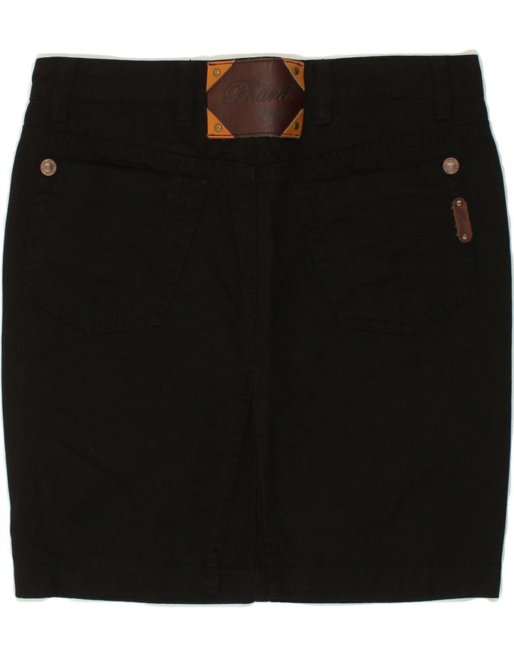 PHARD Womens Straight Skirt W28 Small Black Cotton Vintage Phard and Second-Hand Phard from Messina Hembry 