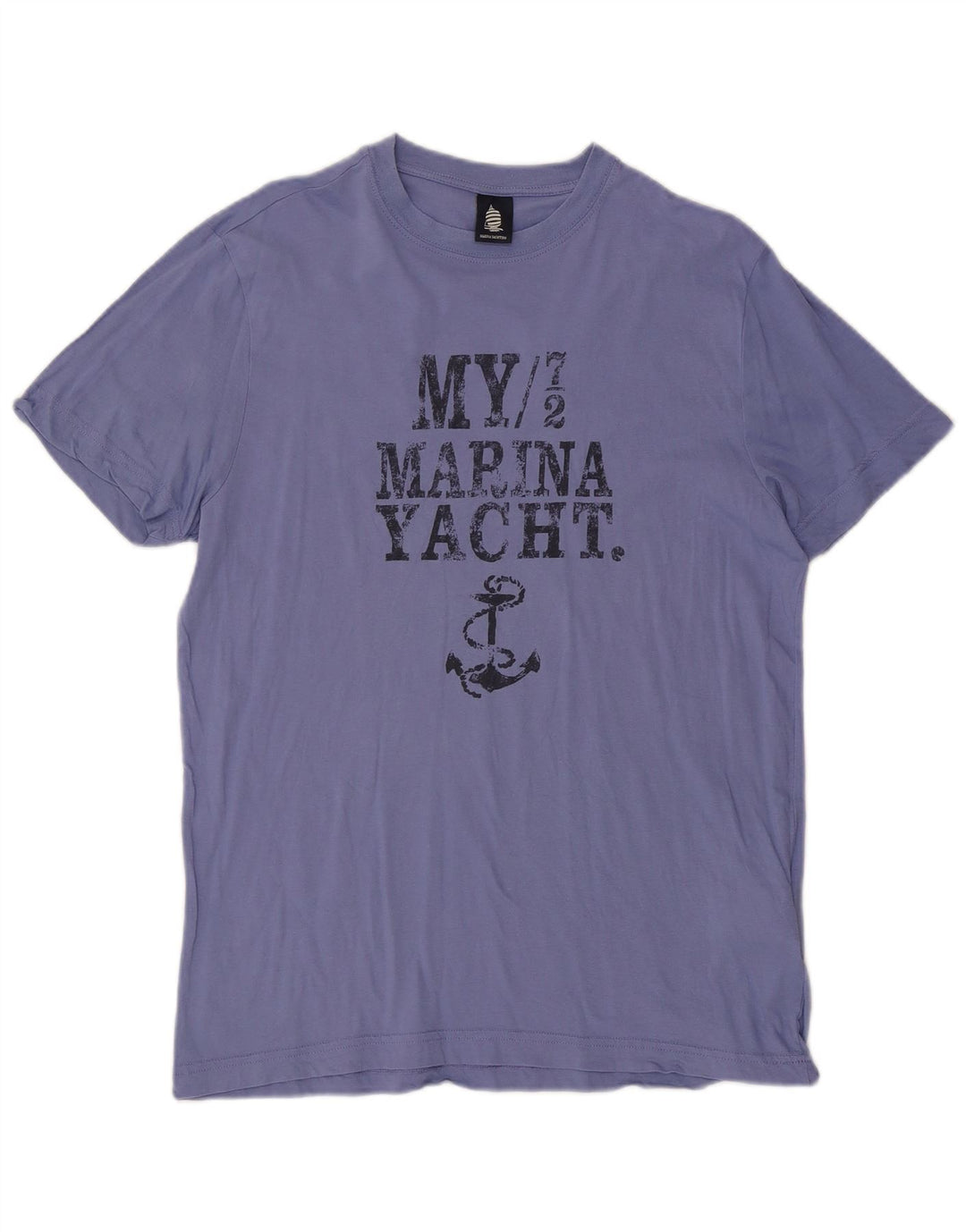 MARINA YACHTING T-shirt grafica da uomo Top XL in cotone blu