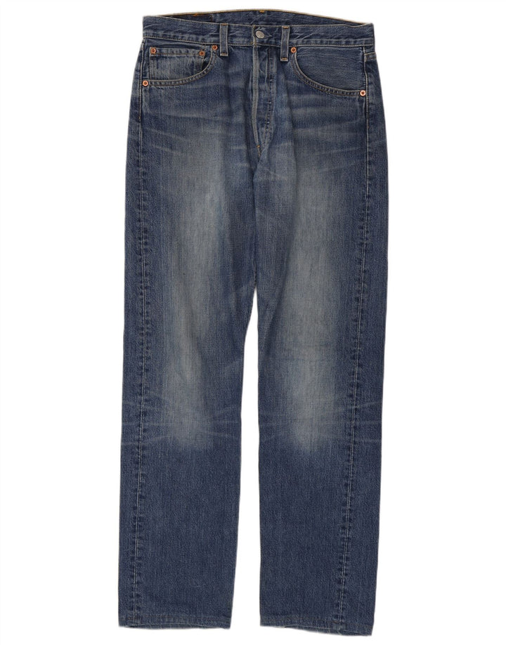 Levi's Uomo 501 Jeans dritti W32 L34 Cotone Blu