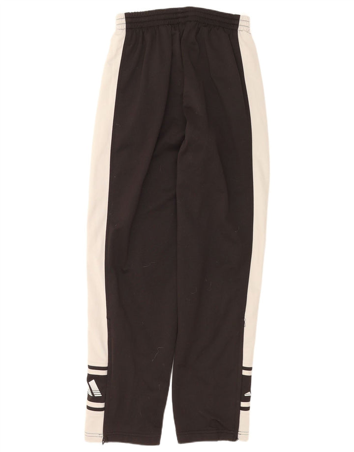 Pantaloni da tuta con grafica ADIDAS da uomo UK 34/36 Small Black Colourblock