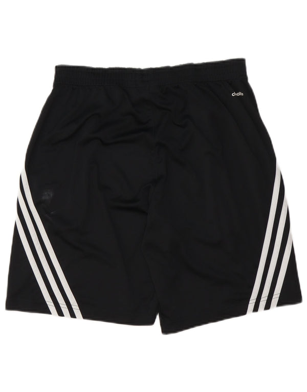 Pantaloncini sportivi Adidas Climalite da uomo medio poliestere nero