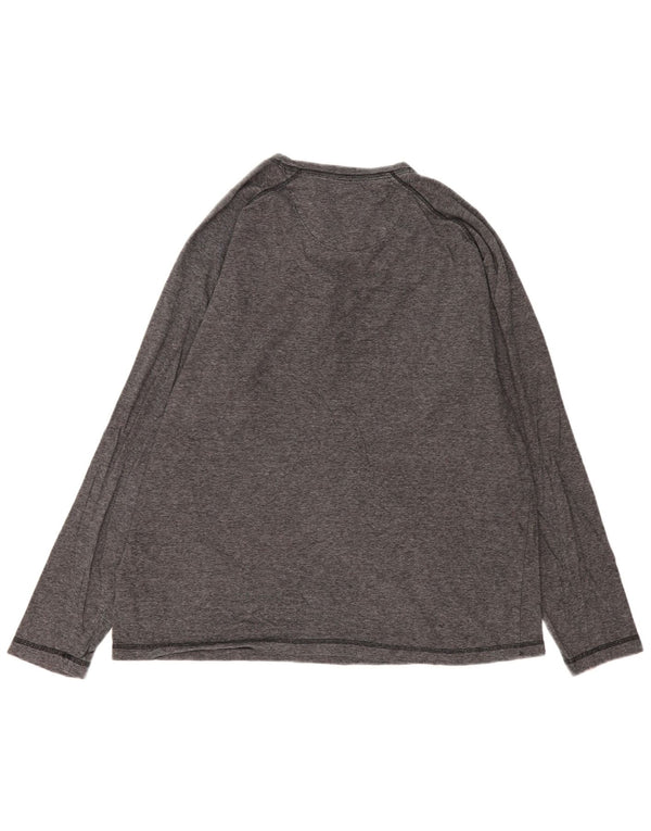 Top Chaps da uomo a maniche lunghe XL in cotone grigio