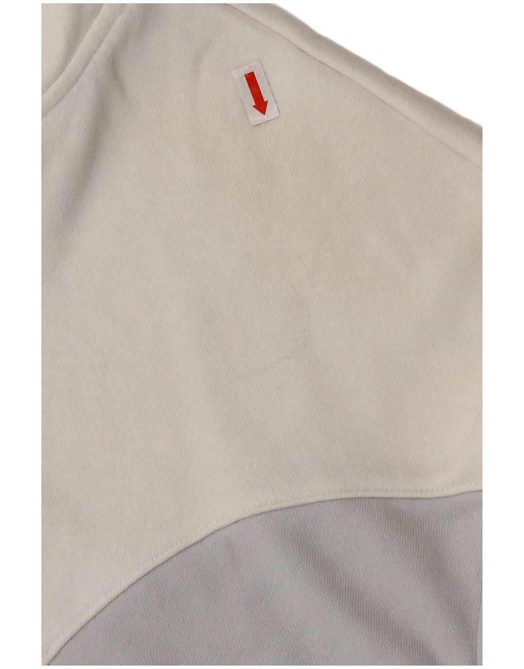 Maglia con cappuccio oversize NIKE Air da donna UK 14 Medium Off White Colourblock