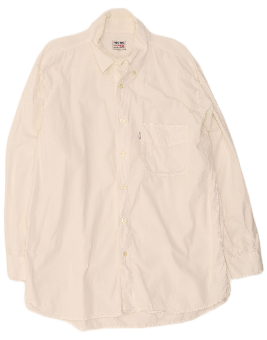 Camicia Levi's da uomo grande bianca