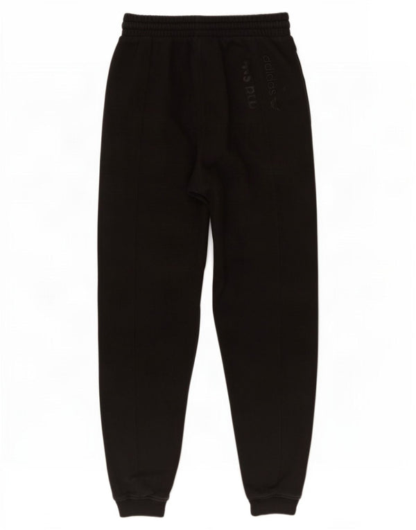 Pantaloni da tuta da donna Adidas larghi da jogging UK 6 XS W24 L28 neri