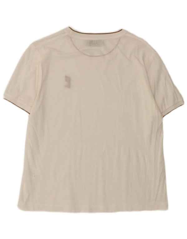 T-shirt da donna Carlo Pignatelli Top UK 12 cotone bianco medio