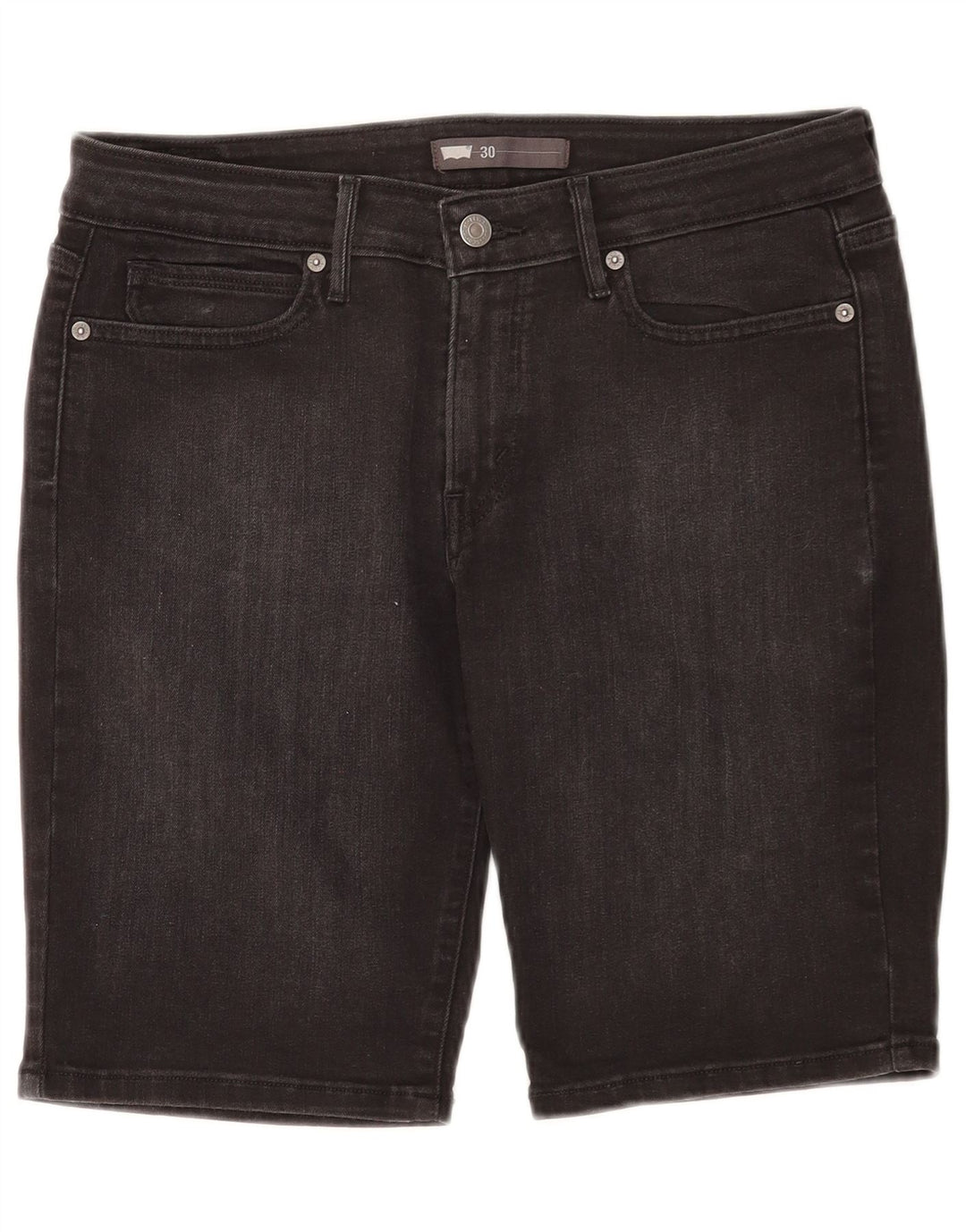 Pantaloncini di jeans da uomo Levi's W30 cotone nero medio
