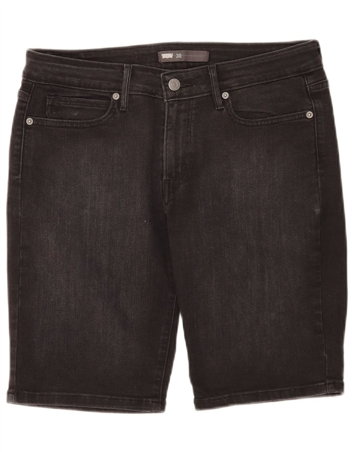 Pantaloncini di jeans da uomo Levi's W30 cotone nero medio