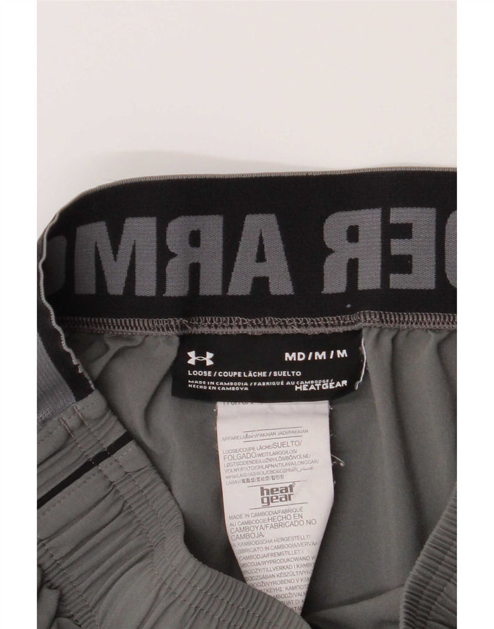 Pantaloncini sportivi Under Armour da uomo Heat Gear Graphic Poliestere grigio medio