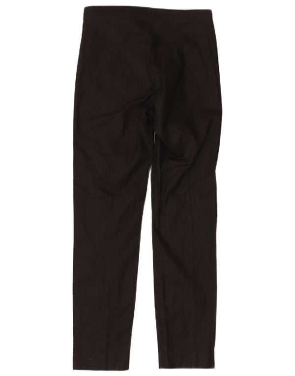 Pantaloni chino regolari dritti da donna Cos EU 34 XS W26 L26 cotone nero