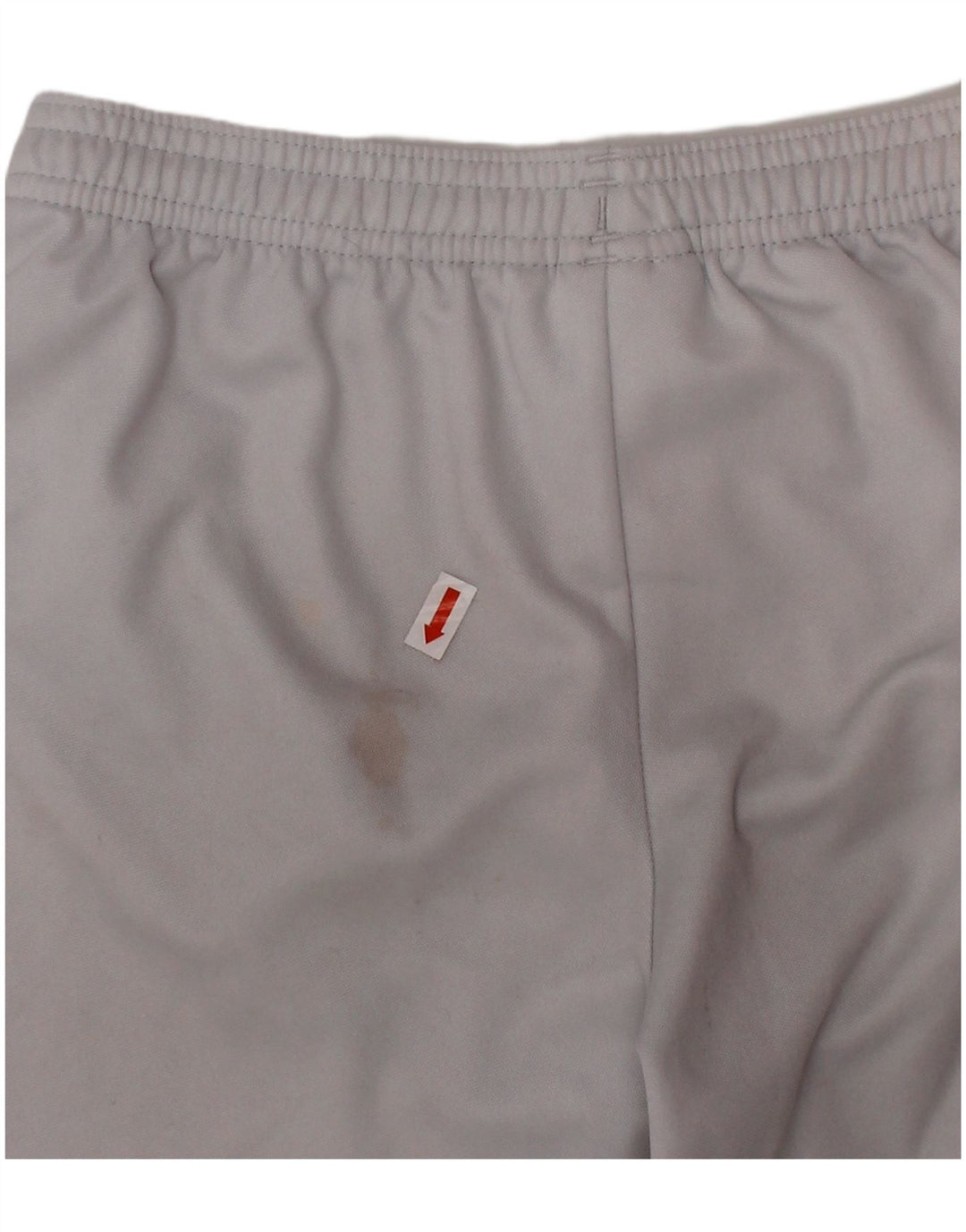 Pantaloncini sportivi ADIDAS Climalite da ragazzo 9-10 anni in poliestere bianco