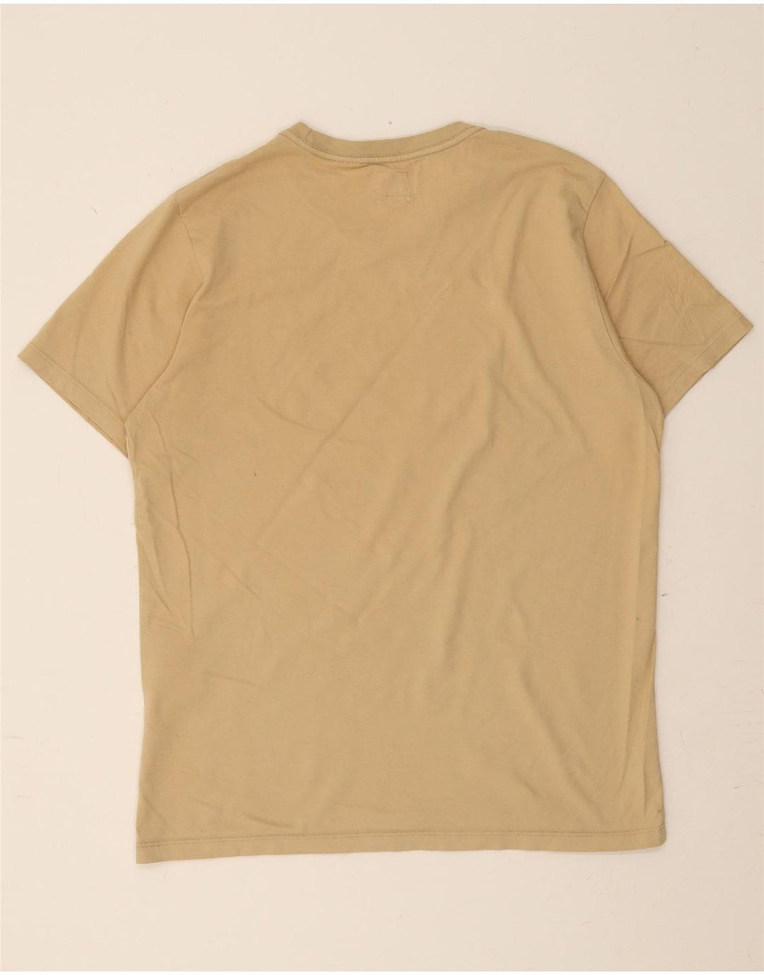 LEVI'S Mens Standard T-Shirt Top Medium Beige Cotton Vintage Levi's and Second-Hand Levi's from Messina Hembry 