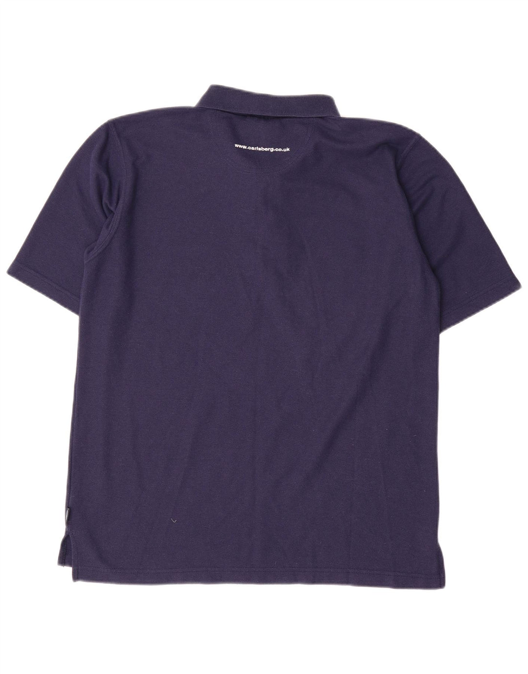 Polo Umbro da uomo grande in poliestere blu navy
